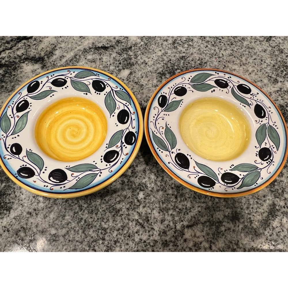 Set of two small Made in italy Bowl Plate to hold small possessions
